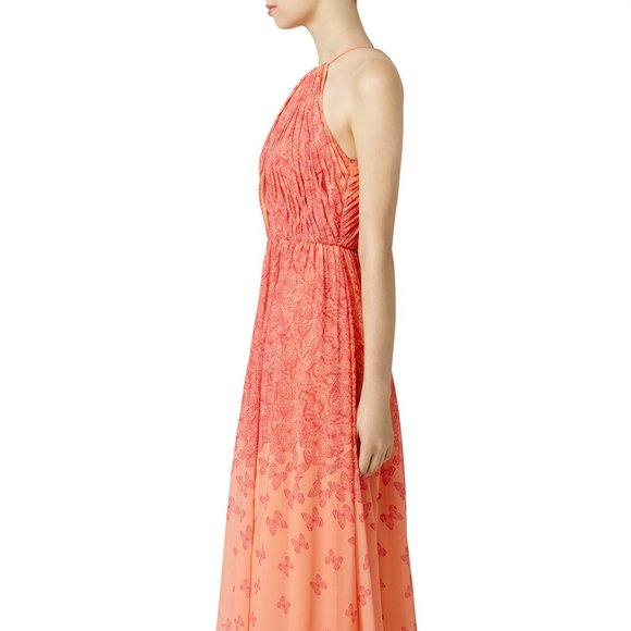 Badgley Mischka Coral Falling Butterfly 🦋 Maxi - Picture 2 of 8